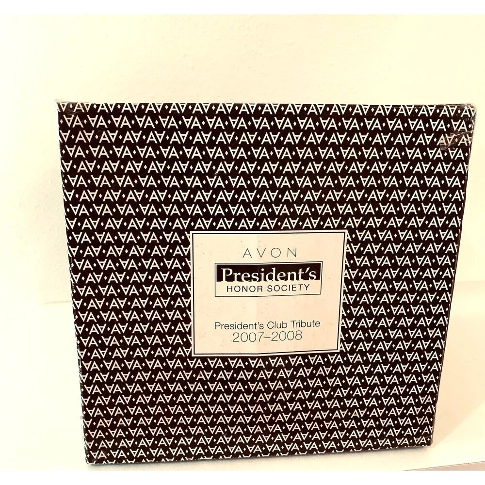 Avon Presidents Club Tribute 07-08 Organized For Success Lazy Susan Office NIB